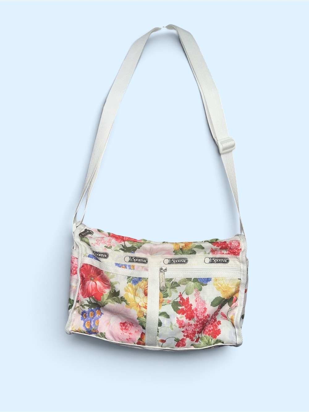 Lesportsac Poppy Garden Deluxe Everyday Nylon Crossbody Bag
